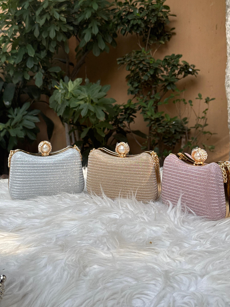 Blush Pearl Clutch