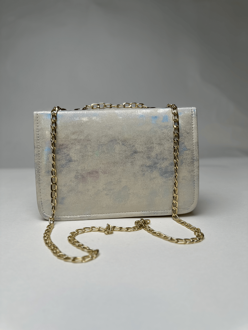 White Glittery Shoulder Bag