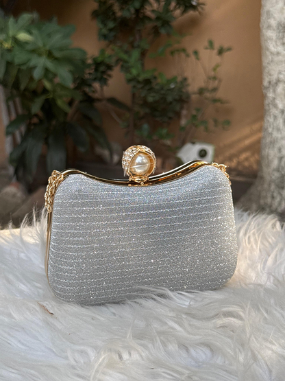 Blush Pearl Clutch