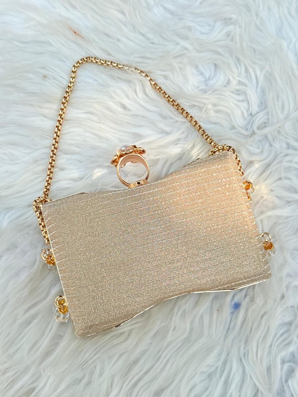 Golden Glam Clutch