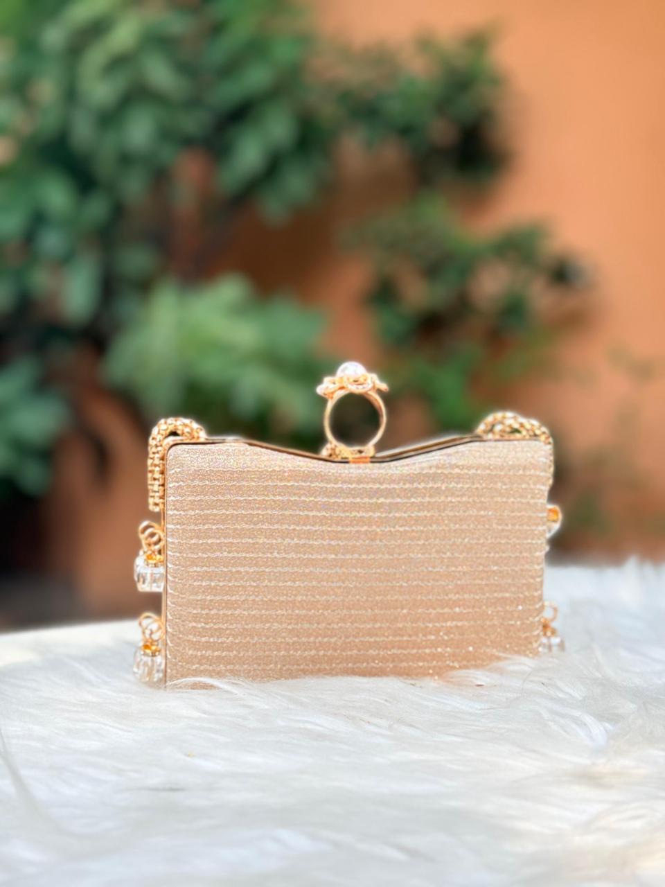 Golden Glam Clutch