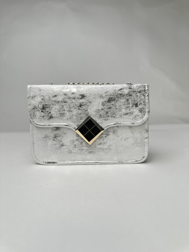 Silver Glittery Shoulder Bag