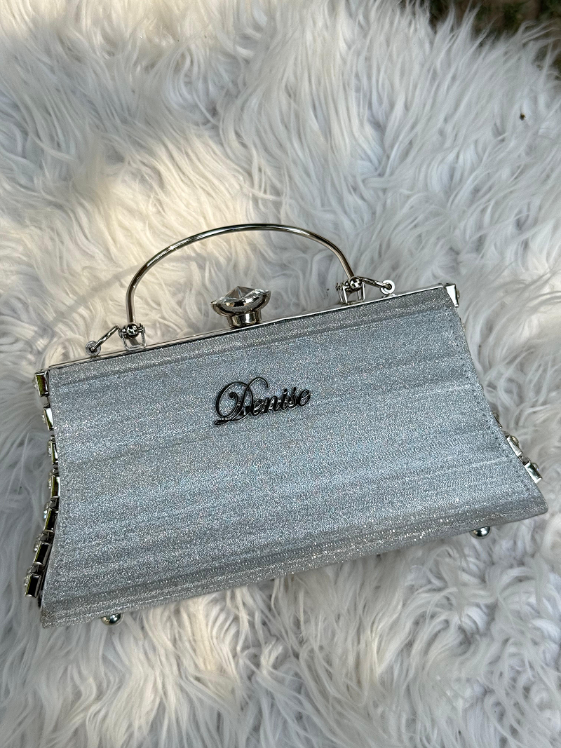 Silver Luxe Clutch