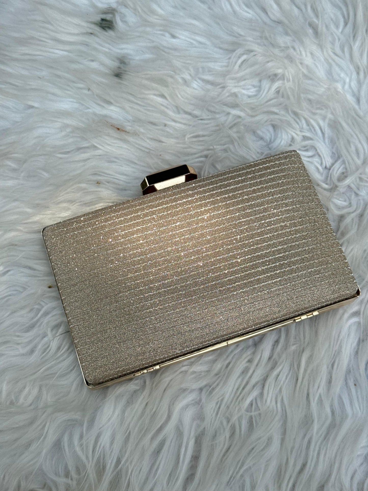 Gold-Textured Clutch
