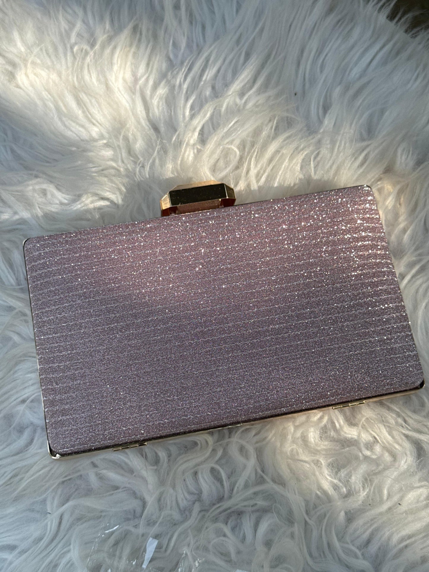 Pink-Textured Clutch