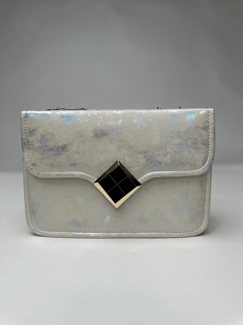 White Glittery Shoulder Bag