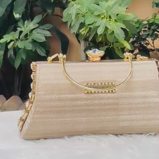 Silver Luxe Clutch