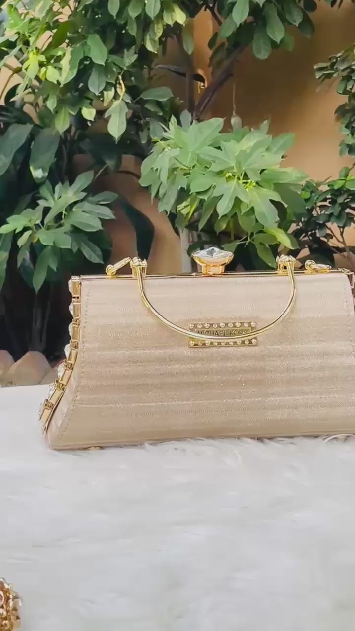 Silver Luxe Clutch